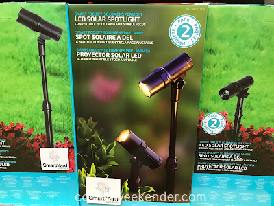 Get more lighting and add some curb appeal to your home with the Alpan SmartYard Smart Focus LED Solar Spotlight