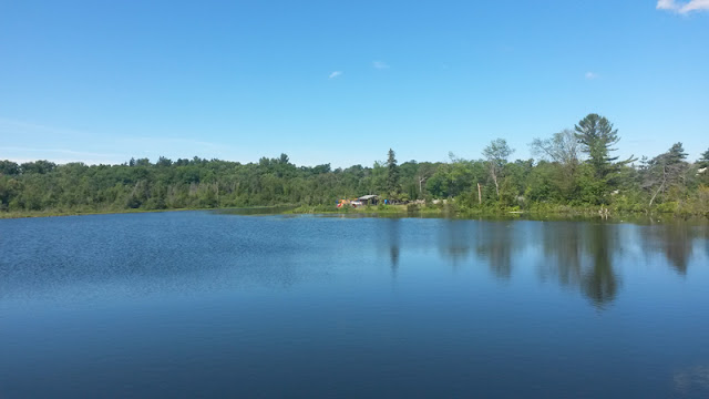 view of Bobcaygeon River from Riverfront Park