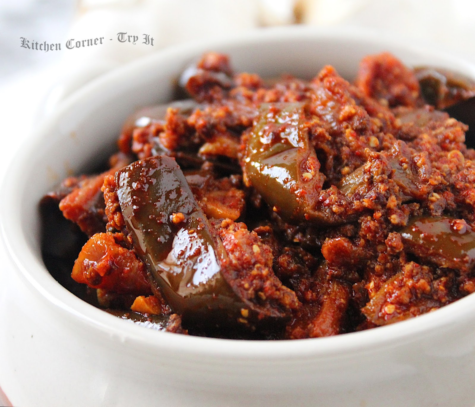 Sri Lankan Eggplant Pickle