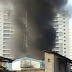Asap Hitam Membumbung Tinggi di Langit Jakarta Barat