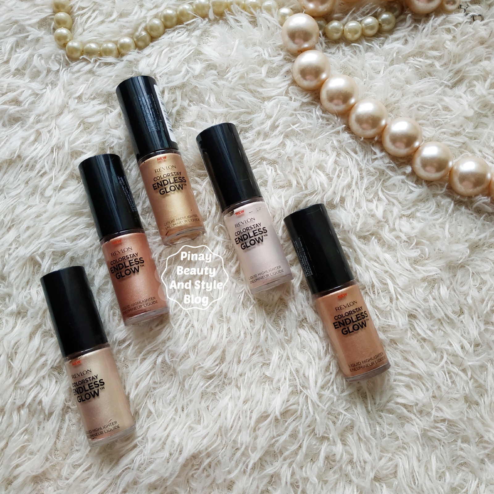 Revlon ColorStay Endless Glow Highlighter Swatches and Review Liquid