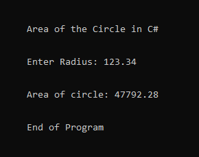 Free Programming Source Codes and Computer Programming Tutorials: Area ...