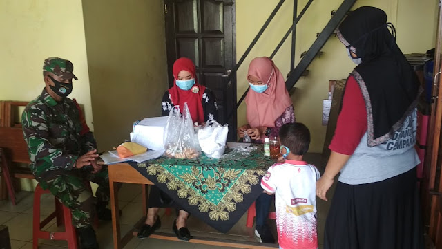 Babinsa Manisrenggo Lakukan Pendampingan Posyandu