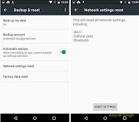 Network Setting Resetandroid marshmallow