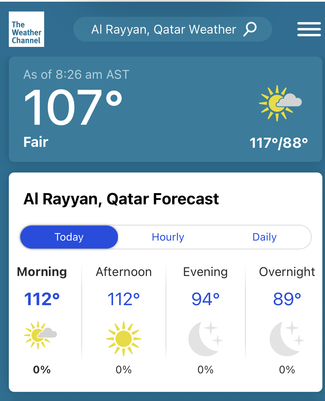 Weather in Doha Weather in Doha