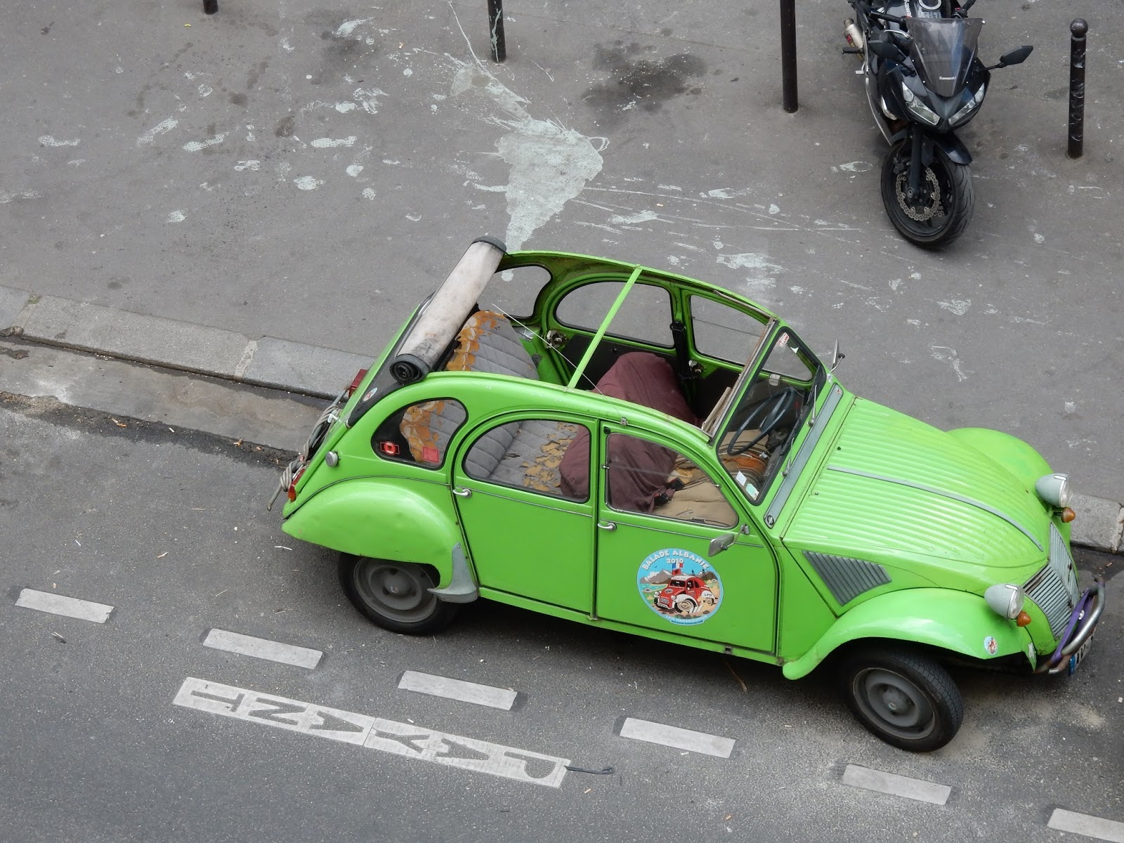 2cv verte pincer