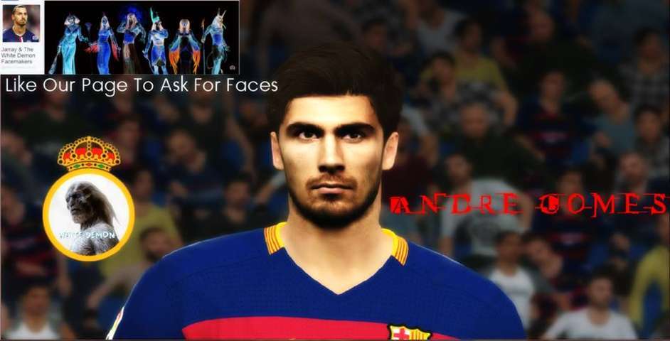Andre Gomes New Face PES 2016 - PATCH PES | New Patch Pro Evolution Soccer