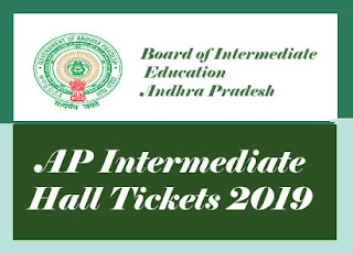 AP Inter Hall tickets 2019, AP Intermediate Hall tickets 2019, AP Inter 1st year / 2nd year Hall tickets 2019 AP Inter Hall ticket 2019, AP Intermediate 1st year / 2nd year Hall tickets 2019, AP Intermediate Hall ticket 2019