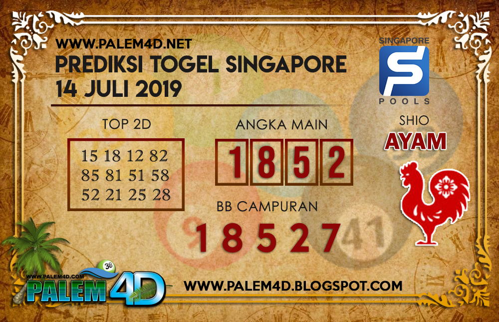 Prediksi Singapura 14 Juli 2019 Prediksi Togel Jitu
