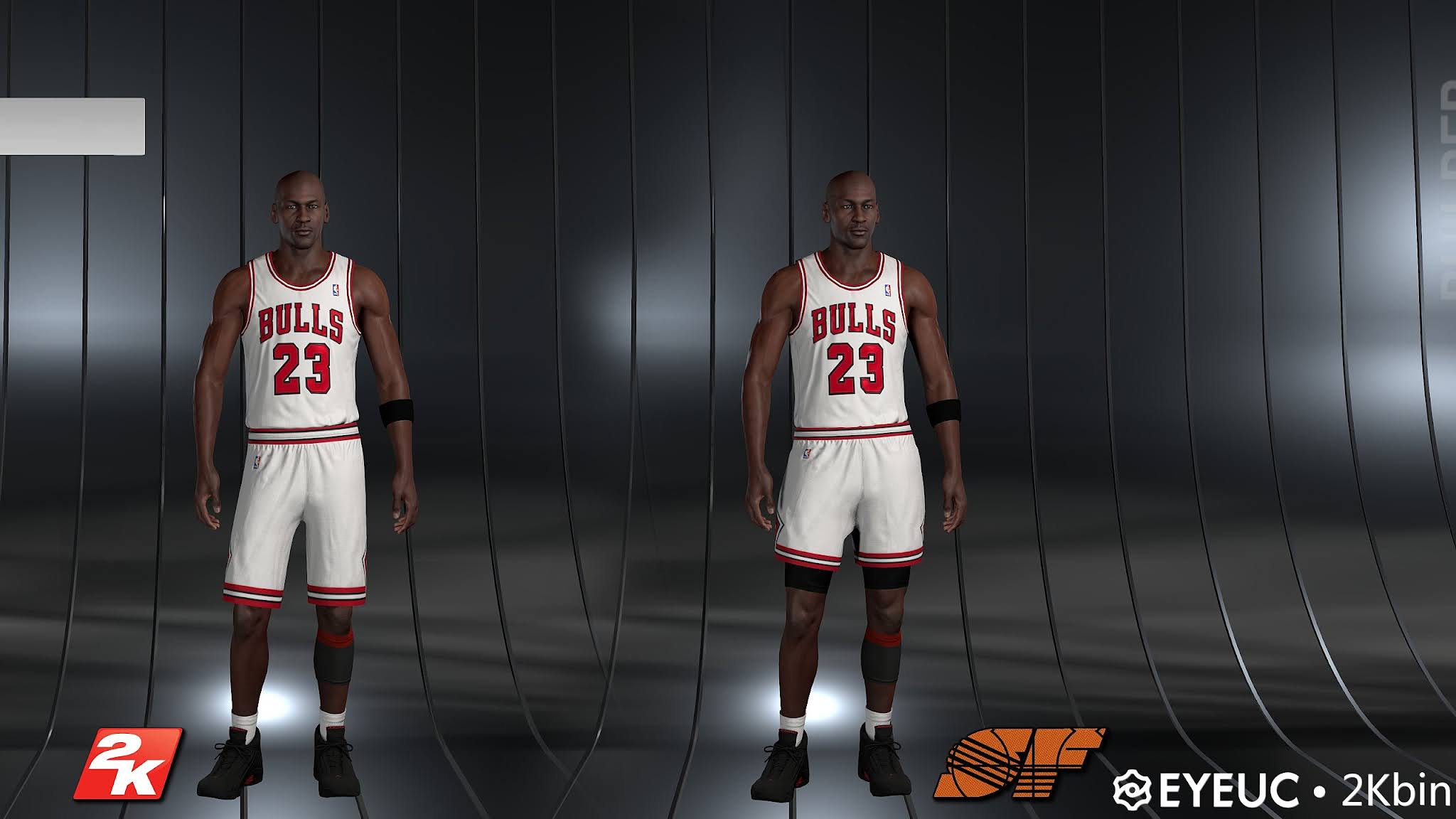NBA 2K22 Retro Shorts 3D Model Update by stickyfingers