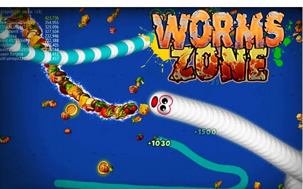game android kekinian Worms Zone