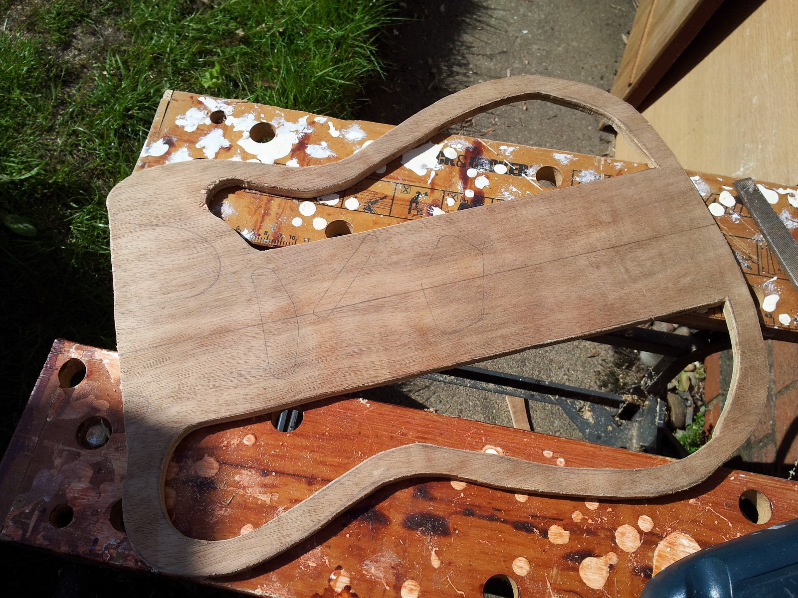 DLP Guitars: Telecaster Project - 7 - Body Cavity Routing Template