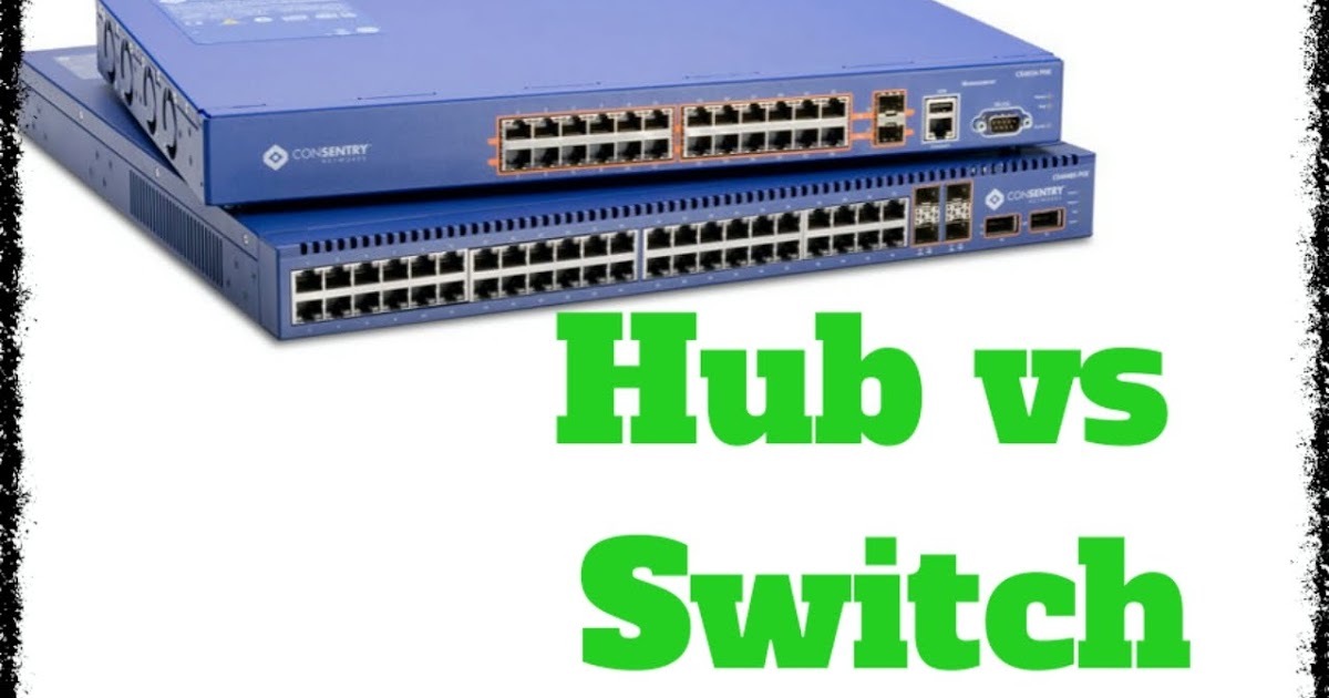 Comparacion esntre Hubs y Switch Diseña e instala redes LAN de