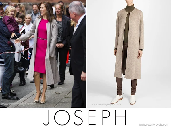 Crown Princess Mary chose a JOSEPH Double Cashmere Oslo Coat