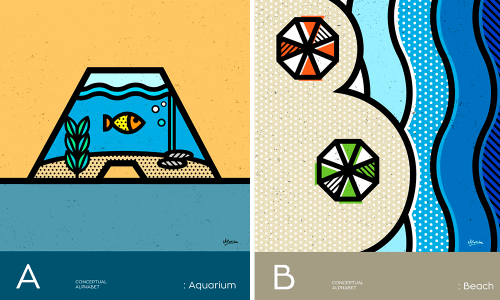 Conceptual Alphabet by Mike Karolos