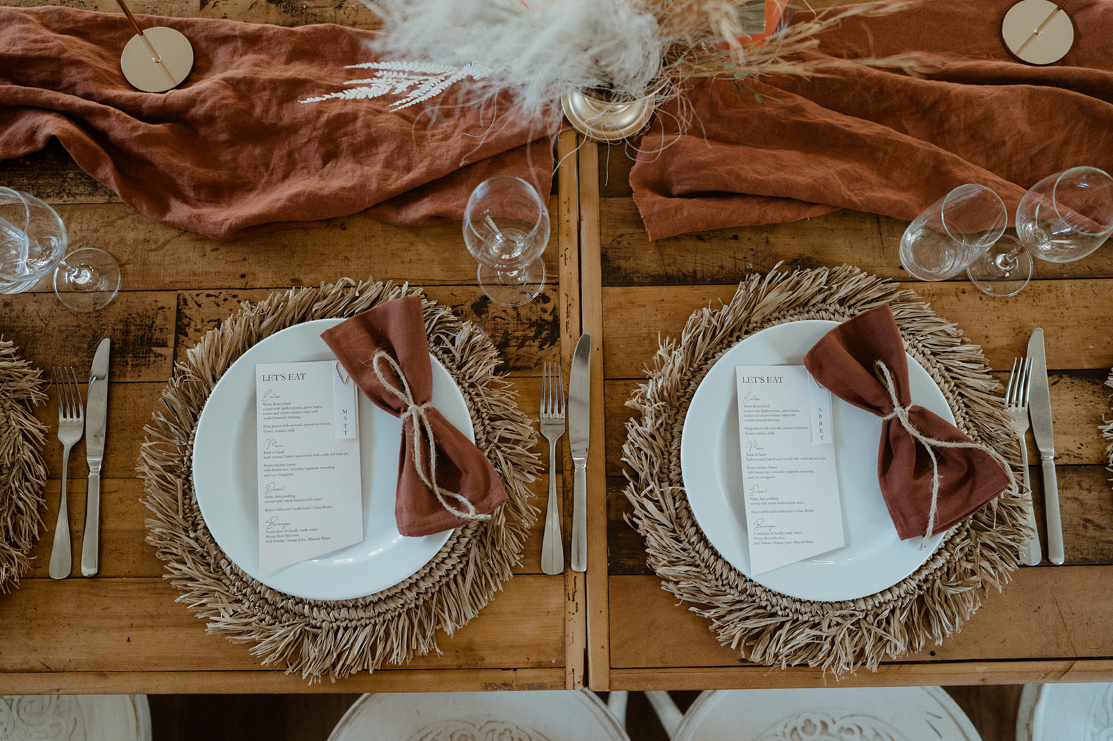 to the aisle australia | terracotta + greenery wedding styling ideas kelly jury photography weddings dried florals bridal gowns stationery style boho weddings