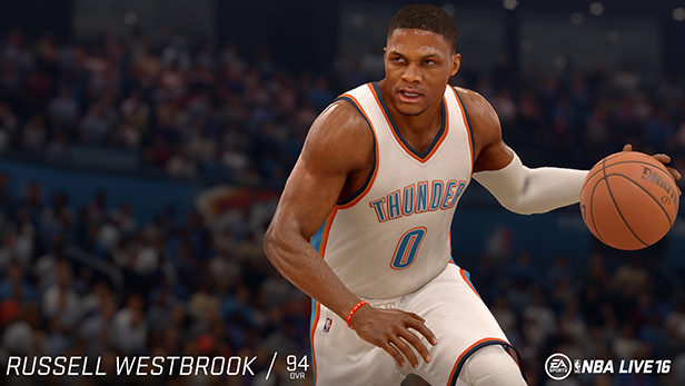 NBA Live 16 Russell Westbrook rating