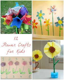 Toilet Paper Roll Flower Stamping Kids Craft - Glitter, Inc.