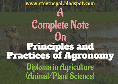 [PDF] Principles and Practices of Agronomy - 2nd Year Note CTEVT | Diploma in Agriculture (Plant Science)