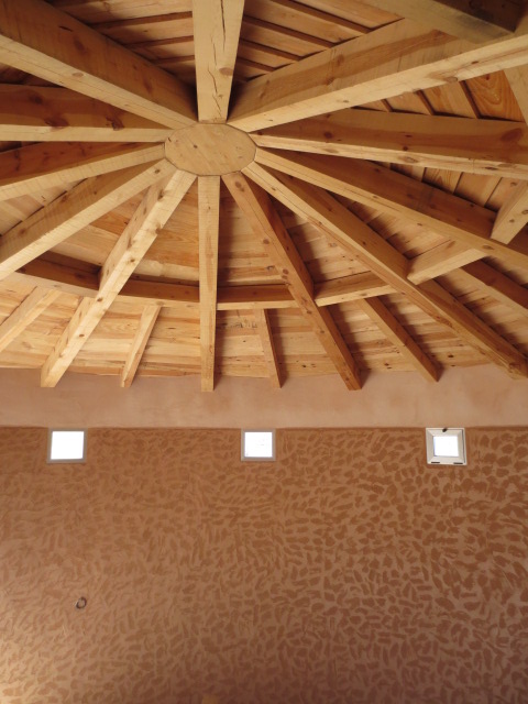 El Talon Sierte : Tejado de madera