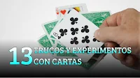 13 Trucos y experimentos caseros con cartas, MAGIA-CIENCIA