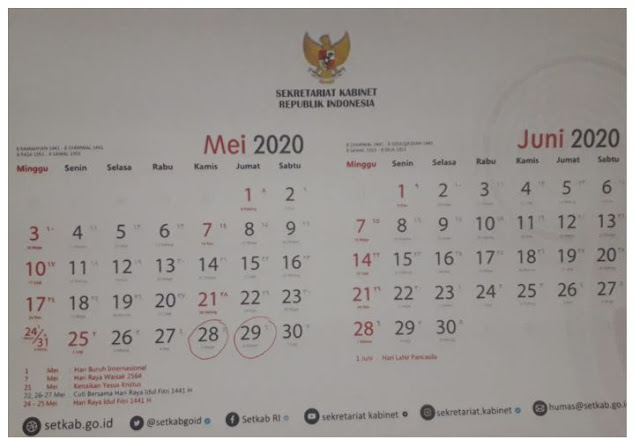 Pemerintah Revisi SKB 3 Menteri terkait Penambahan 4 Hari Cuti Bersama Tahun 2020