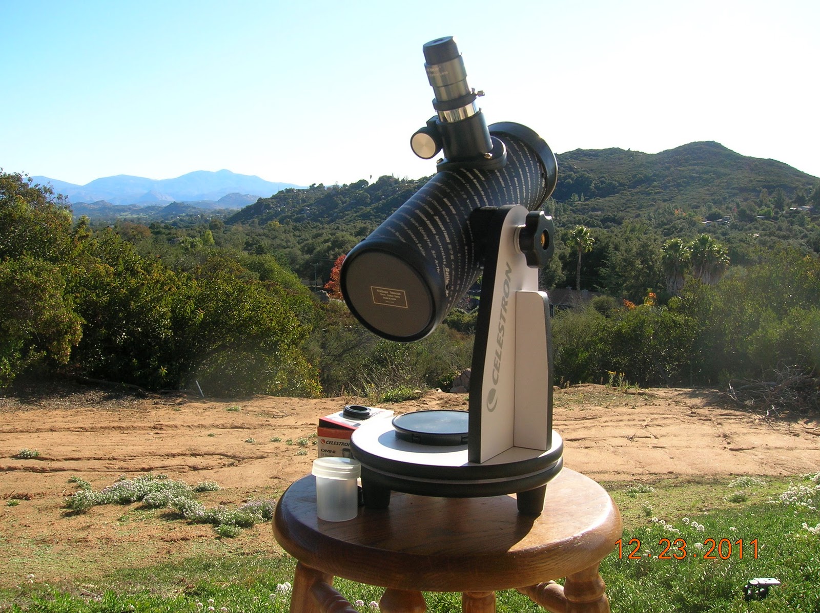 the Radio Ranch ))))))))))): Solar Filter for Celestron 21024 Telescope