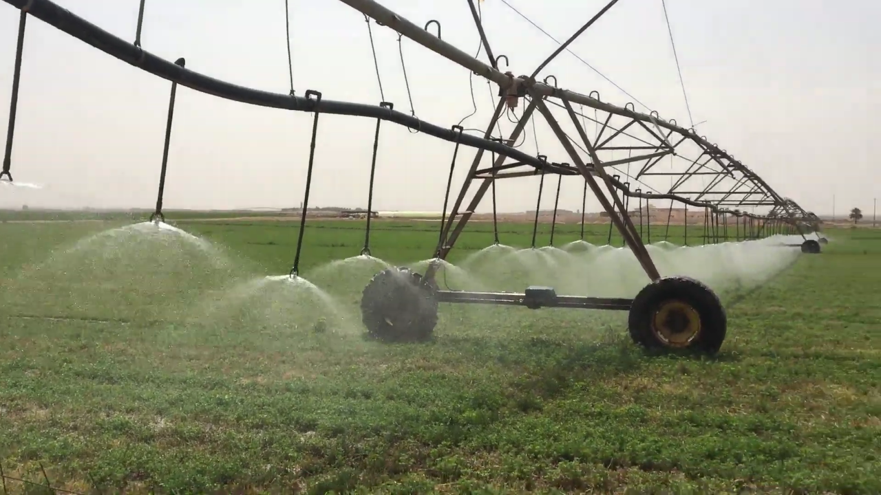 Farming in Saudi Arabia Central Pivot Irrigation system Kiftat
