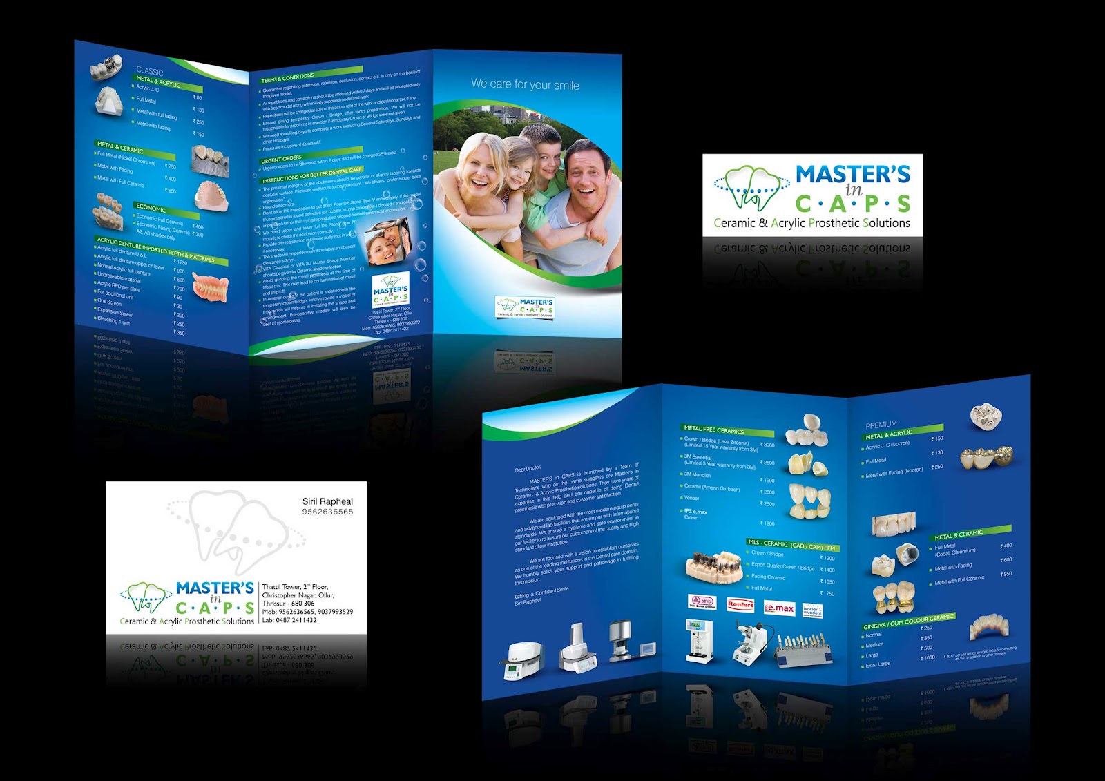 C & O adventures Dental Ceramics and Prosthetics Lab Brochure