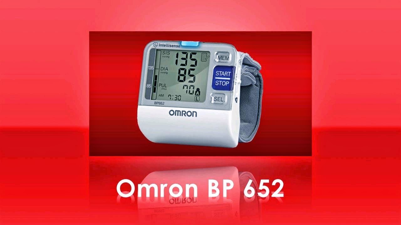 OMRON 7 SERIES WRIST BLOOD PRESSURE MONITOR BP652 INSTRUCTION MANUAL