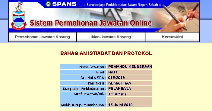 Jawapan Temuduga Pemandu Kenderaan - Contoh Main