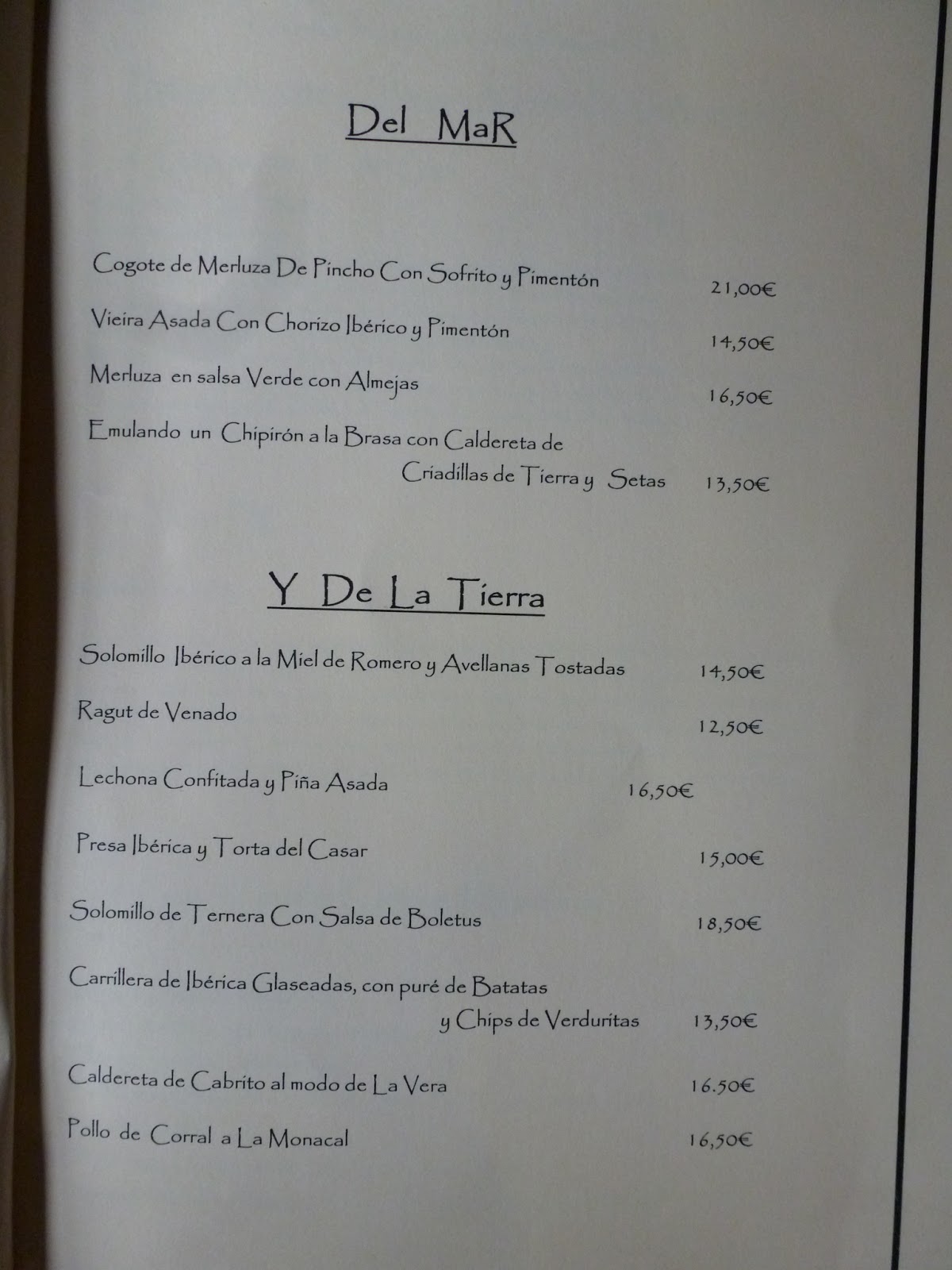 Restaurante LA FINCA en PLASENCIA - P1020873