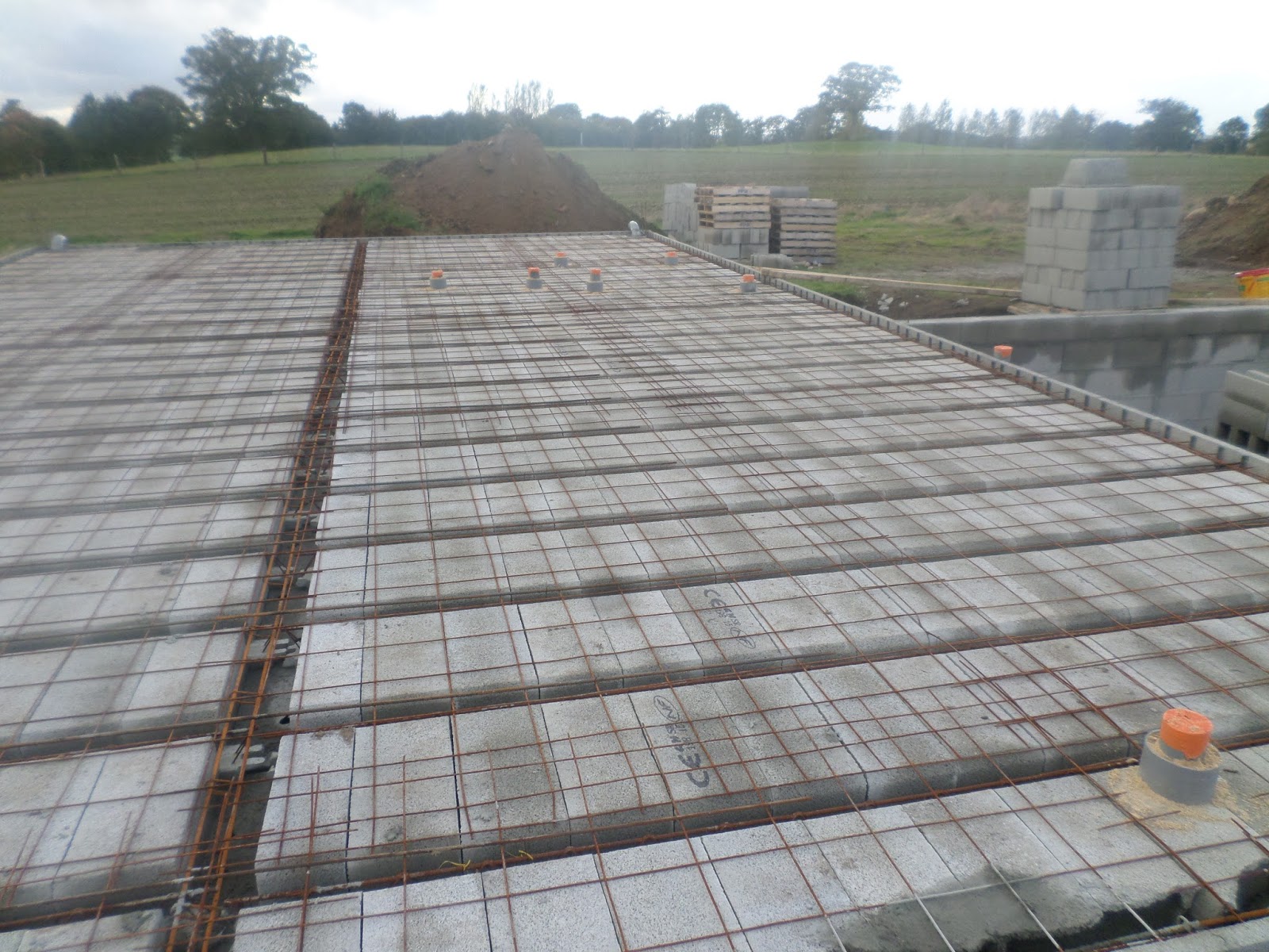 Autoconstruction Basse Normandie Suite du vide sanitaire Dalle Béton