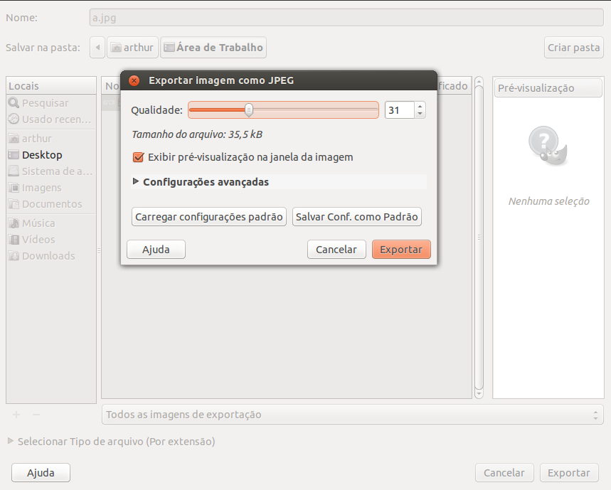 EDITOR DE IMAGENS NO UBUNTU