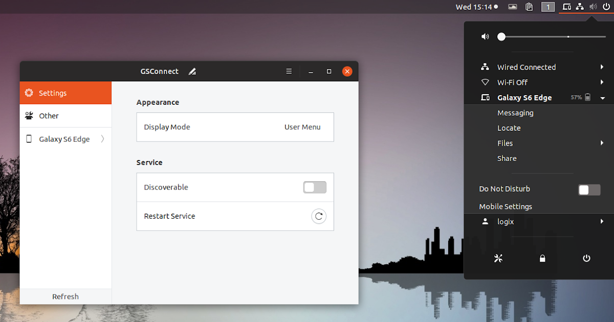GSConnect v15 Released With Rewritten Gnome Shell UI, Option To Send Keyboard Events From