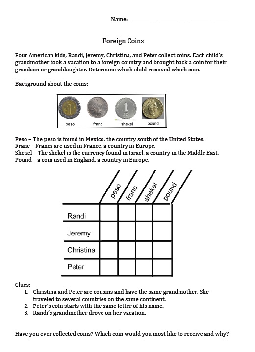 The Best of Teacher Entrepreneurs III: Money Puzzle Package