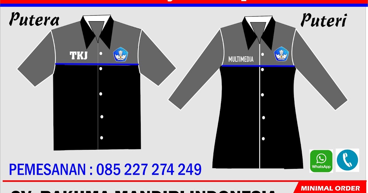 Cv Rakhma Mandiri 085227274249 Konveksi Perdagangan Umum Baju Praktek Wearpack Smk