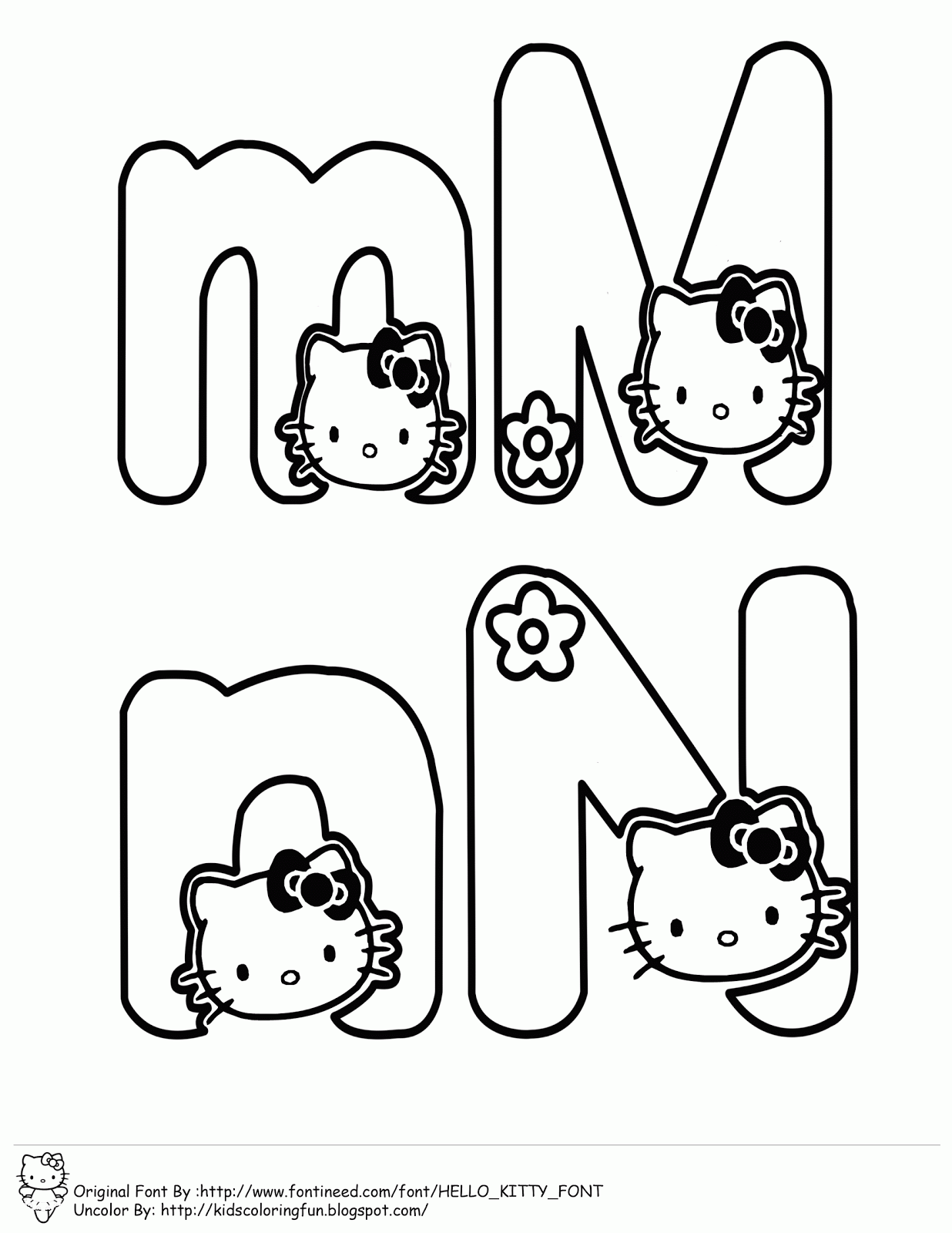 Learning ABC With Hello Kitty | Learn To Coloring