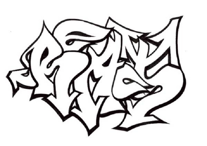 Top 15 Frei Graffiti Bilder Zum Nachmalen