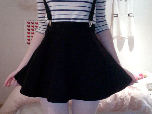 all that is fine: stripes, skirts and suspenders