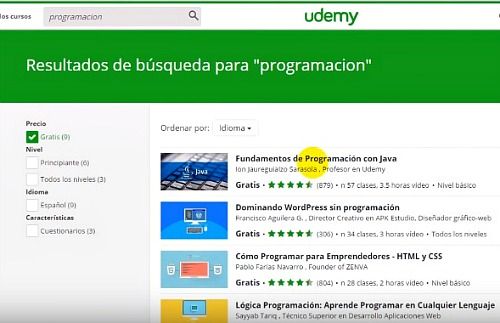 Udemy educación online para aprender más