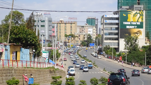 Highway towards Airport and city center