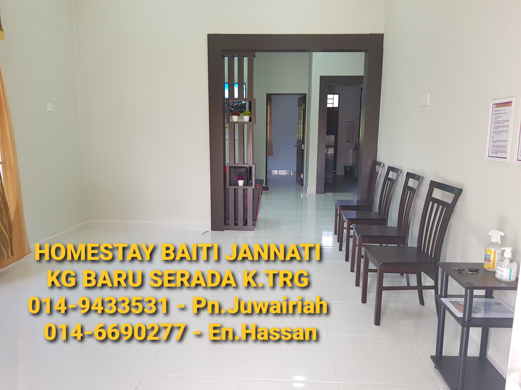 BLOG PENDIDIKAN ISLAM USTAZAH JUWAIRIAH MUDA: HOMESTAY BAITI JANNATI KG