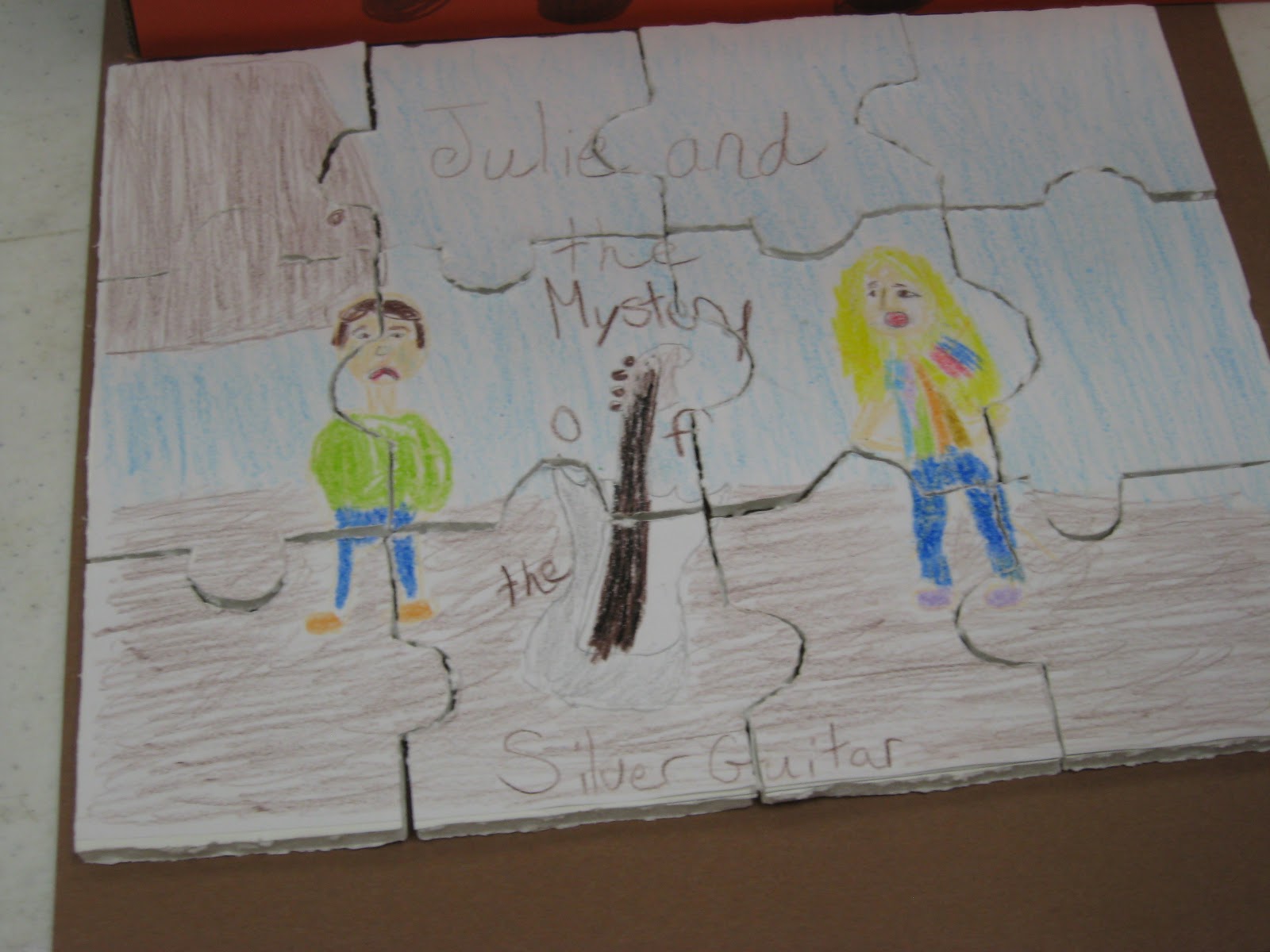 Mrs.Sanders 4th grade class Mystery Puzzle Book Report