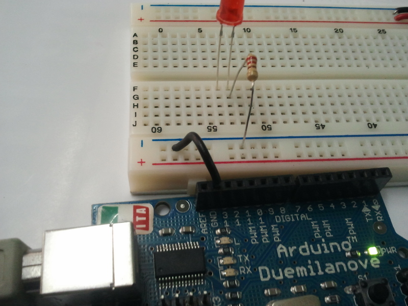 Led Interfacing With Arduino Circuit Diagram