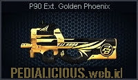 P90 Ext. Golden Phoenix