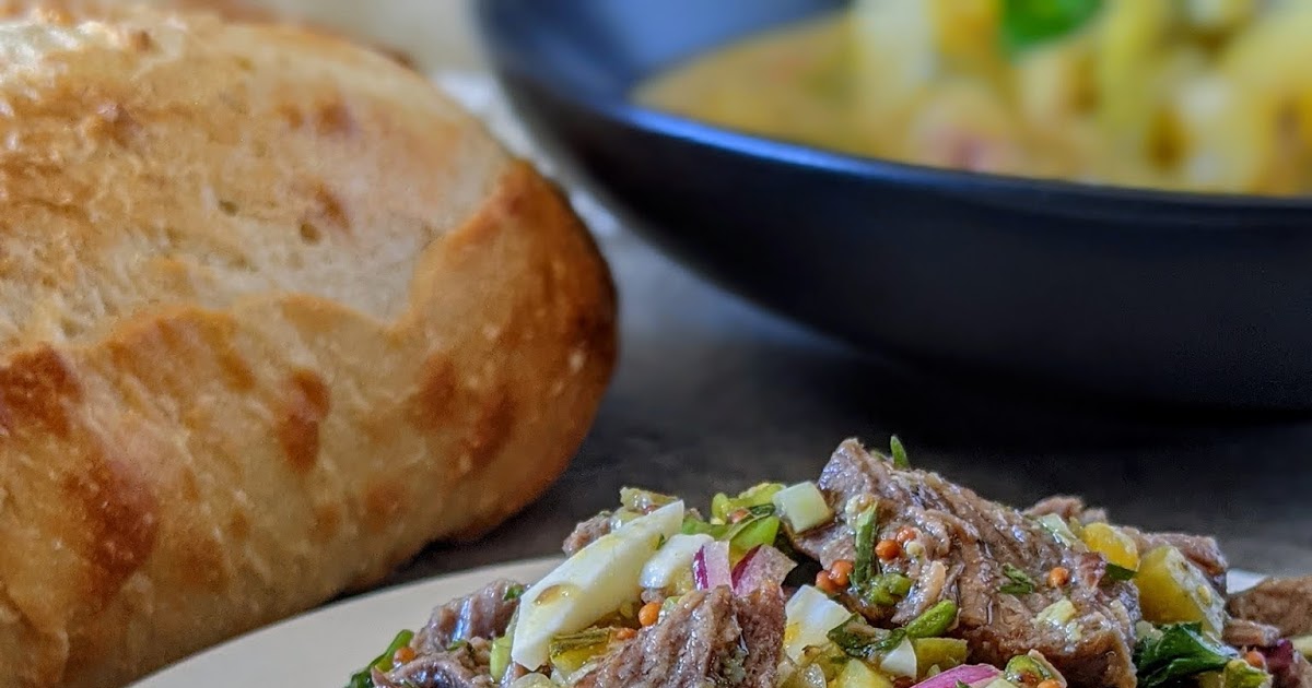 Feierstengszalot - Luxembourg Meat Salad