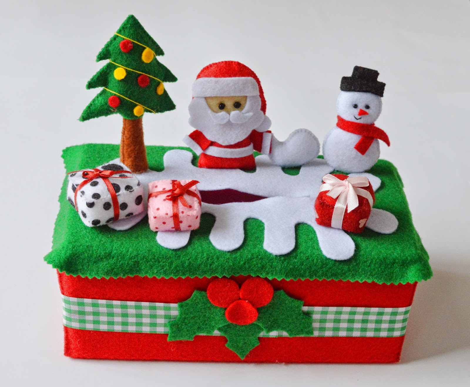 Kotak Tisu Flanel Souvenir Handmade