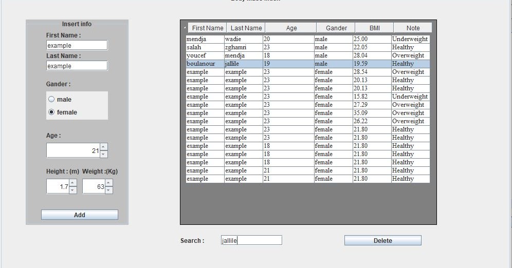 body mass index calculator java body mass index calculator java