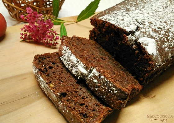 Cake banane choco, miel et châtaigne